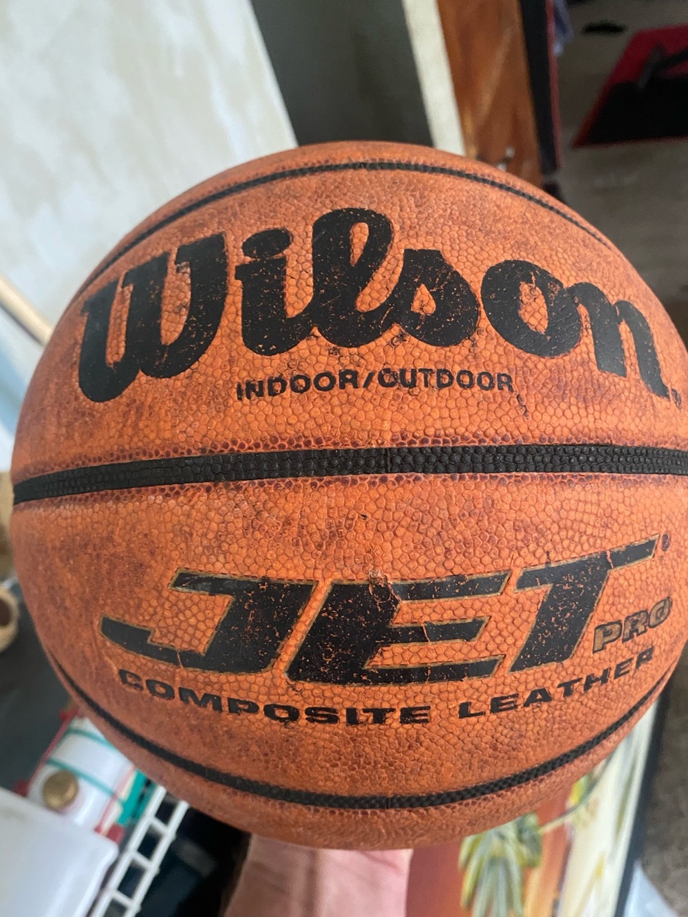Wilson Jet Pro Basketball Size 7 (29.5") Indoor/Outdoor Composite Leather